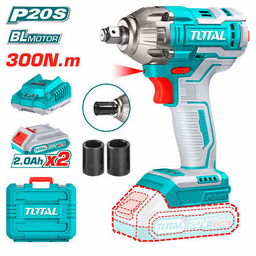 Imagen de Taladro Impacto 20v S/carbones Total Industrial