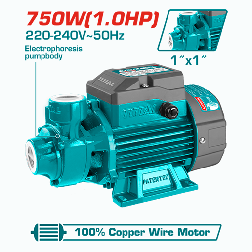 Imagen de Bomba De Agua 750w Periférica 1.0HP Total