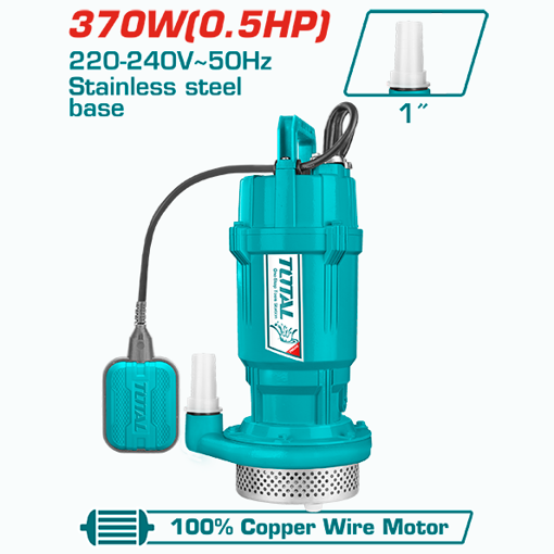 Imagen de Bomba Sumergible Aguas Residuales 0.5hp 370w Total