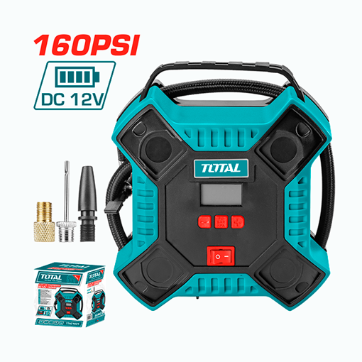 Imagen de Compresor De Aire Inflador 12v Auto Bici 160psi Total