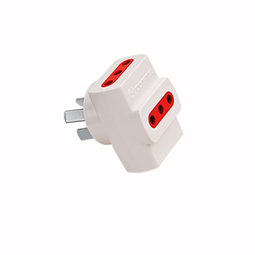 Imagen de Ficha Derivación Standard + 3 Salida 3 En Linea Contactum