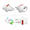 Imagen de Adaptador Modular Schuko 1+ 2 3 En Línea Enchufe Trifásico