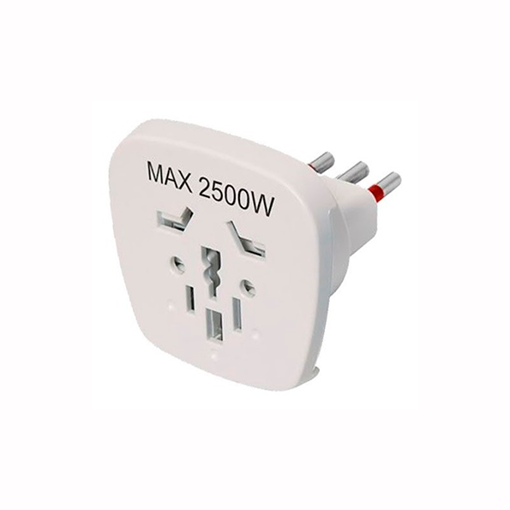 Imagen de Adaptador De Corriente Universal A Schuko Blanco Conatel