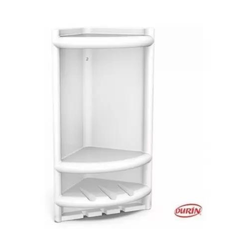 Imagen de Esquinero Porta Shampoo Plastico Blanco