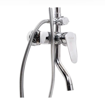 Imagen de Griferia Ducha Exterior Columna Extensible Cuadrarada