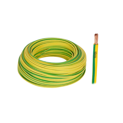 Imagen de Cable Plastico Flex 6mm Verde Tierra (Metro)