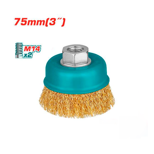 Imagen de Cepillo De Alambre Para Amoladora 75mm Total