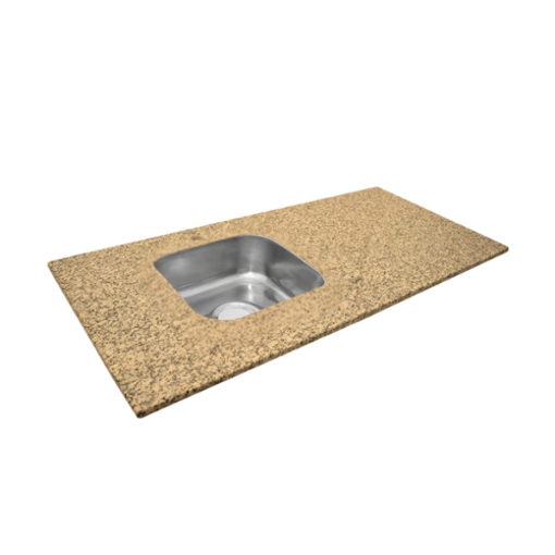 Imagen de Mesada De Granito C/Pileta Amarilla 1.60Mts