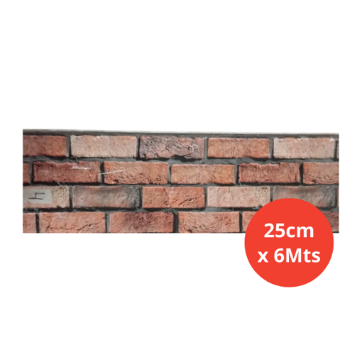 Imagen de Lambriz Plasbil 25cm Tuolo Colonial Fosco Argila