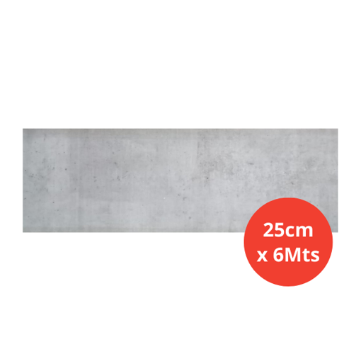 Imagen de Lambriz Plasbil 25cm Concreto Beton Fosco