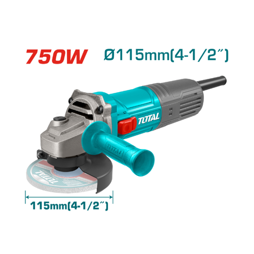 Imagen de Amoladora Angular 115mm 750w Total
