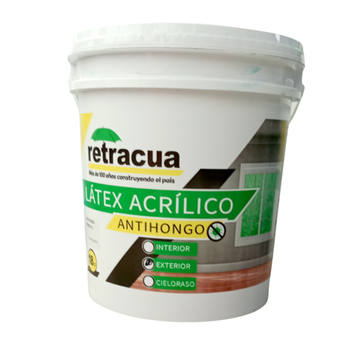 Imagen de Pintura Blanca Latex Int/Ext Retracua 18Lts